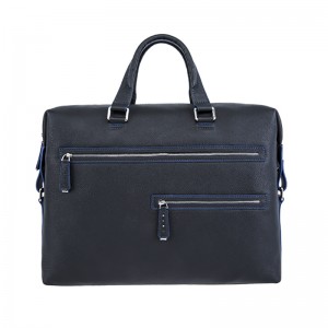 18SG-6817F Pánská Leechee z pravé kůže Laptop Aktovka Business Bag with Tablet Pocket