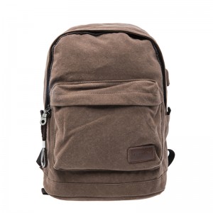 2019 Hot Sale Sports Minimalist Retro School Custom Back Pack Plátno Laptop Bag Batoh 17SC-6683M