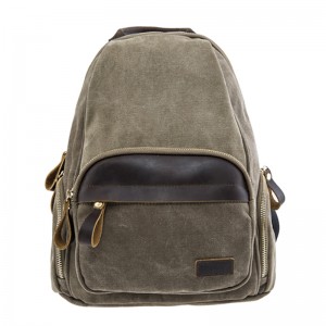 17SC-6357D Nejnovější příležitostný lehký vlastní kožený batoh na plátno Velkoobchodní batoh pro školní batoh